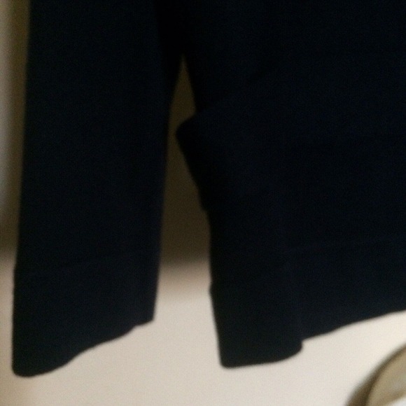 Banana Republic Knit Jacket Navy SzM Collar 4 Button Closure Fitted Pre-Owned - Picture 7 of 12